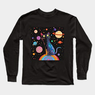 Cosmic Kitty Long Sleeve T-Shirt